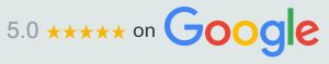 5 Star Rating on Google.